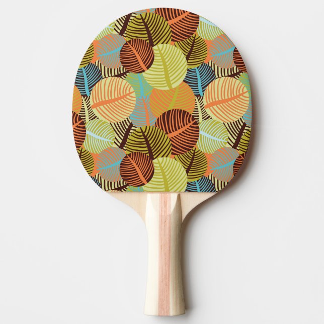 Abstraktes Muster Tischtennis Schläger (Vorderseite)