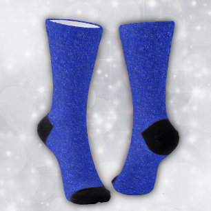 Abstraktes Muster Vibranding Deep Blue White Speck Socken