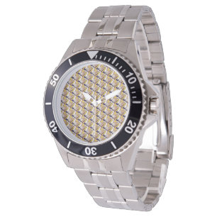 Abstraktes Musterdesign 1209 - Männerüberwachung Armbanduhr
