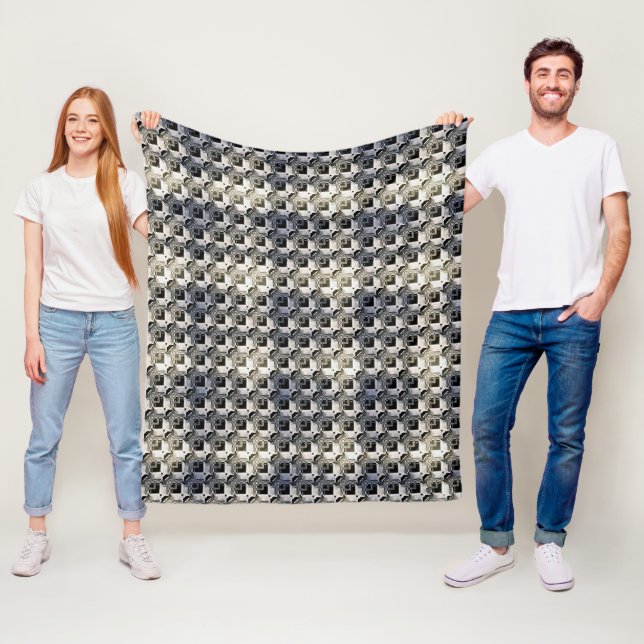 Abstraktes Musterdesign 1218 - Fleece Blanket (Beispiel)