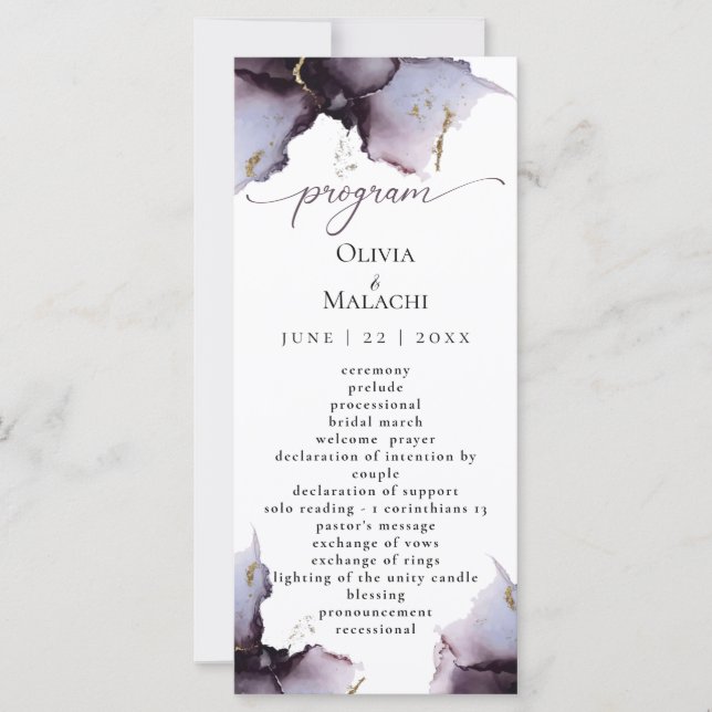 Abstraktes Mutation Amethyst Heather Lila c2 (Vorderseite)