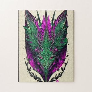 Abstraktes Mystical Sphinx Puzzle - 252 Stück