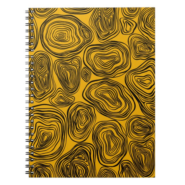 Abstraktes nahtloses Muster. grafische Darstellung Notizblock (Vorderseite)