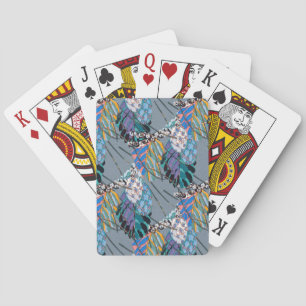 Abstraktes nahtloses Muster Illustration 3 Spielkarten