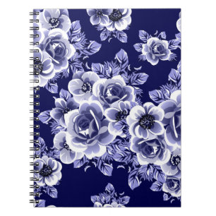Abstraktes nahtloses Muster mit Pflanze, Kräutern Notizblock