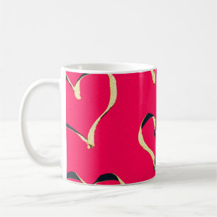 abstraktes nahtloses orientalisches Hintergrundmus Kaffeetasse
