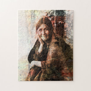 Abstraktes Native American Rätsel Puzzle