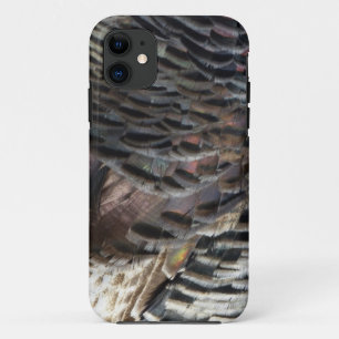 Abstraktes Naturdesign mit Wildtruthahnfedern Case-Mate iPhone Hülle