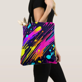 Abstraktes Neon-Farbtupdesign