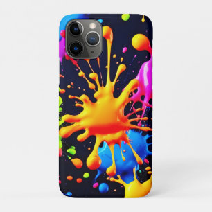 Abstraktes Neon Paint Splash Artwork Case-Mate iPhone Hülle