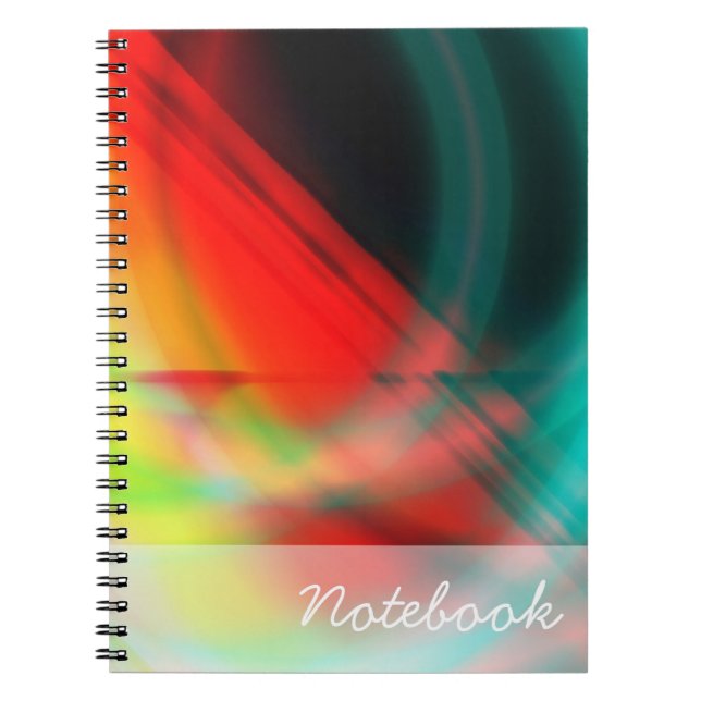 Abstraktes Notebook Notizblock (Vorderseite)