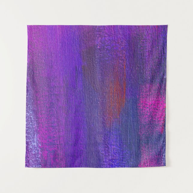 Abstraktes Öl: Leinwand Textur Hintergrund. Wandteppich (Vorderseite)