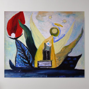 Abstraktes Painting Value Plakatpapier Poster