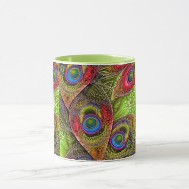 Abstraktes Paisley-Tasse Tasse (Zentrum)