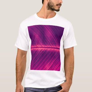 Abstraktes Palmblätterblatt: Toned Vein T-Shirt