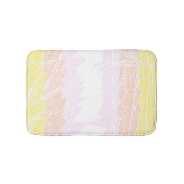 Abstraktes Pangender-Prix-Flag Badematte (Vorderseite)