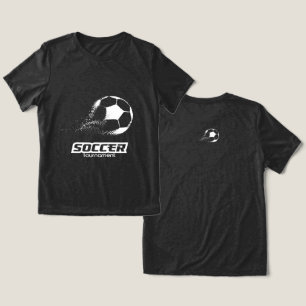 Abstraktes Partikel-Fußball-Turnier-Design Tri-Blend Shirt