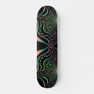 Abstraktes Pastell Fraktal-Webskateboard Skateboard