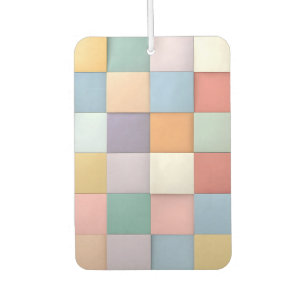 Abstraktes Pastell-Tile-Wandmuster Autolufterfrischer