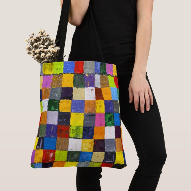 Abstraktes Patchwork (Von Nahem)