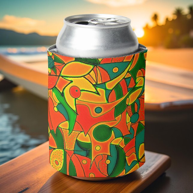 Abstraktes Patchwork Dosenkühler (Von Creator hochgeladen)