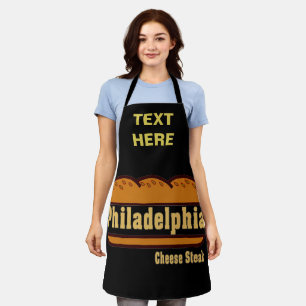 Abstraktes Philadelphia-Design fügen Text, Schürze