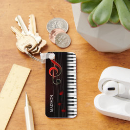 Abstraktes Piano Schlüsselanhänger
