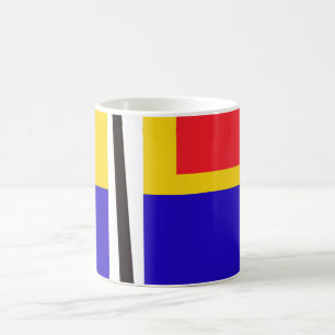 Abstraktes Piet Mondrian  Künstlerische Trink-Tas Kaffeetasse