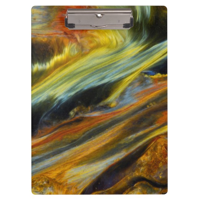 abstraktes Pietersite Klemmbrett (Vorderseite)