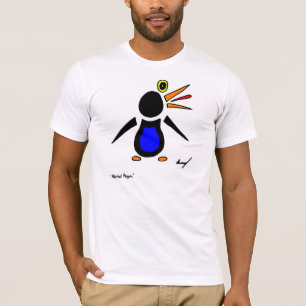 Abstraktes Pinguin T-Shirt für Erwachsene aus Bell