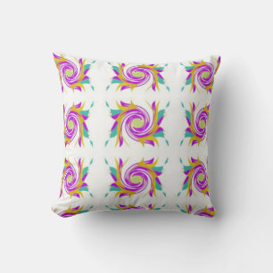 Abstraktes Pink-Pattern-Kissen Kissen