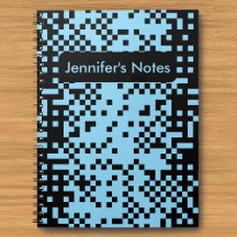 Abstraktes Pixel-Effekt-Muster-Notizbuch