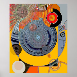 Abstraktes Plakat - Propaine