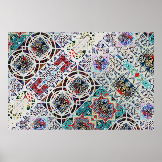 Abstraktes portugiesisches Poster (Vorne)