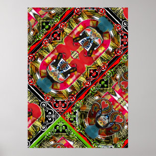 Abstraktes portugiesisches Poster