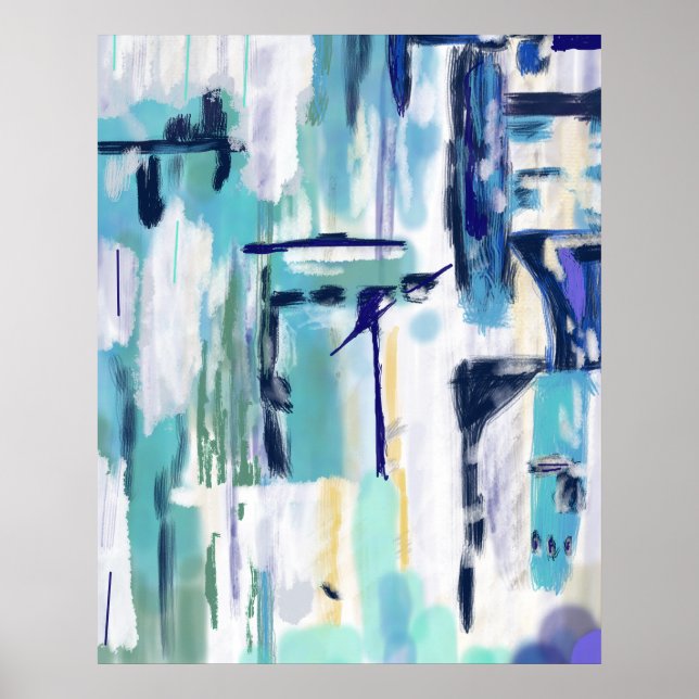 abstraktes Poster (Vorne)