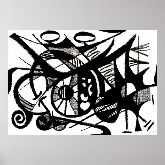 Abstraktes Poster (Vorne)