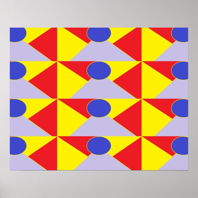 Abstraktes Poster (Vorne)