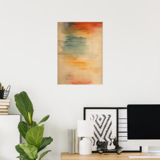 Abstraktes Poster zum Entspannen: