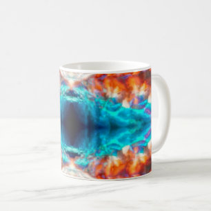 Abstraktes psychedelisches Muster Tasse