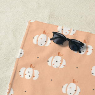 Abstraktes Pumpkin Pattern Strandtuch