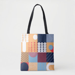 Abstraktes quadratisches Kunstwerk: geometrisches
