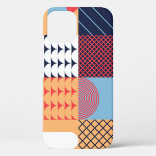 Abstraktes quadratisches Kunstwerk: geometrisches Case-Mate iPhone Hülle