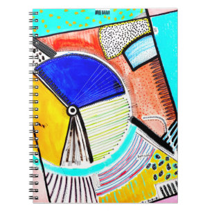 Abstraktes RadNotebook Notizblock