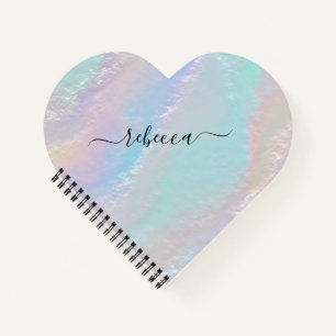 Abstraktes Rainbow Texture-Notebook Notizbuch