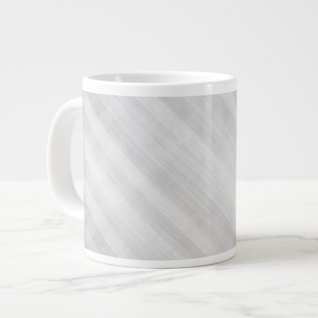 abstraktes Rastermuster Jumbo-Tasse (Vorderseite Links)