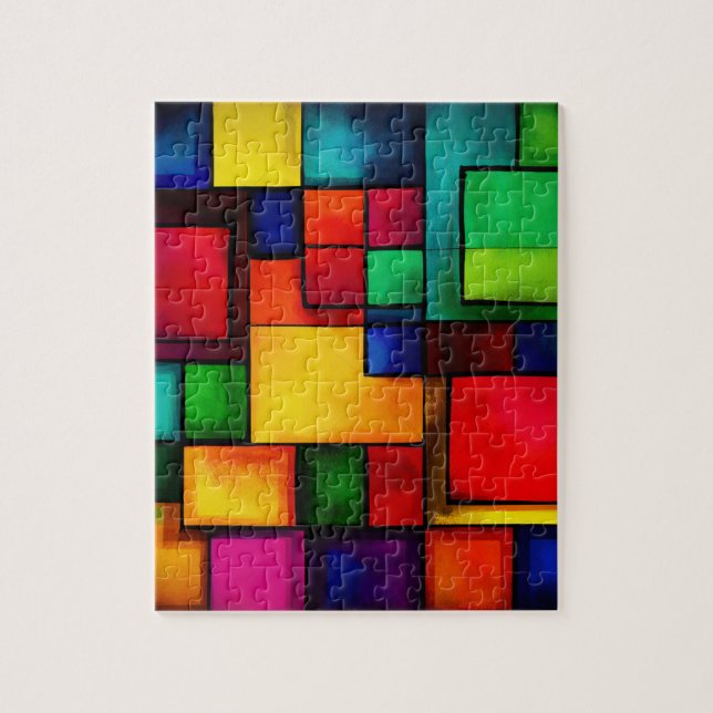 abstraktes Rätsel Puzzle (Vertikal)