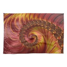 Abstraktes Red Fiery Fraktal