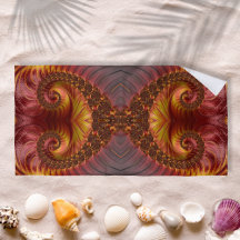 Abstraktes Red Fiery Fraktal