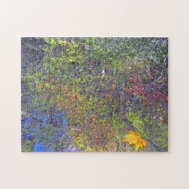 Abstraktes Reflexionspuzzlespiel Puzzle (Horizontal)